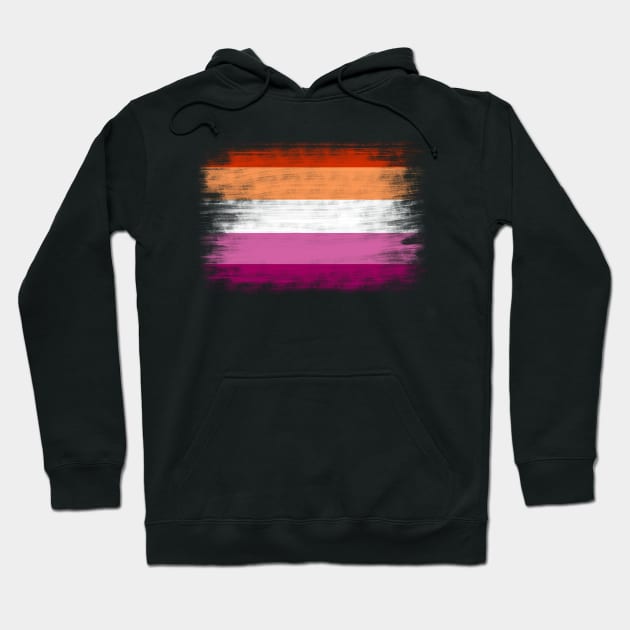 Lesbian Flag Hoodie by Alyen